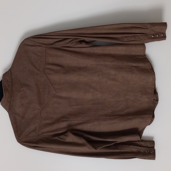 Outback micro suede pearl snap Medium shirt - Picture 5 of 6